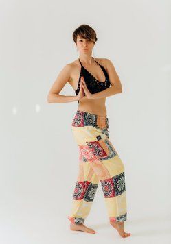 Вільні штани-шаровари Vibrant Mandala RAO WEAR унісекс One Size зріст 155-165 см різнокольоровий rw403LphVM1 фото