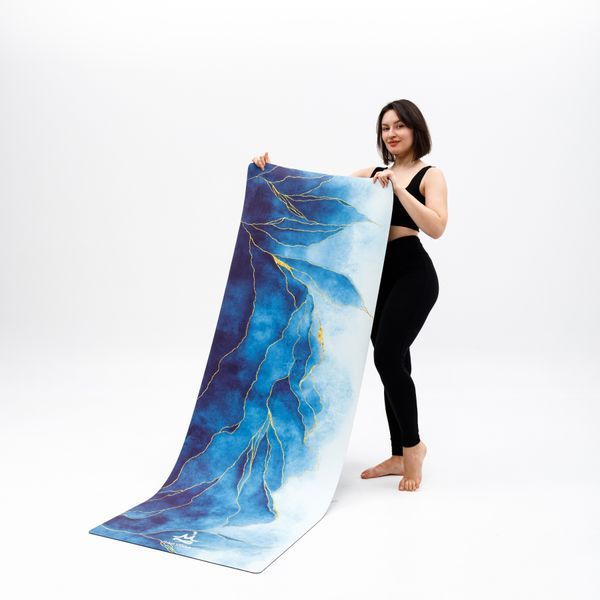 Килимок для йоги замшевий Sitara Midnight Marble RAO 183&times;68&times;0.3 см rao101SMMb3 фото