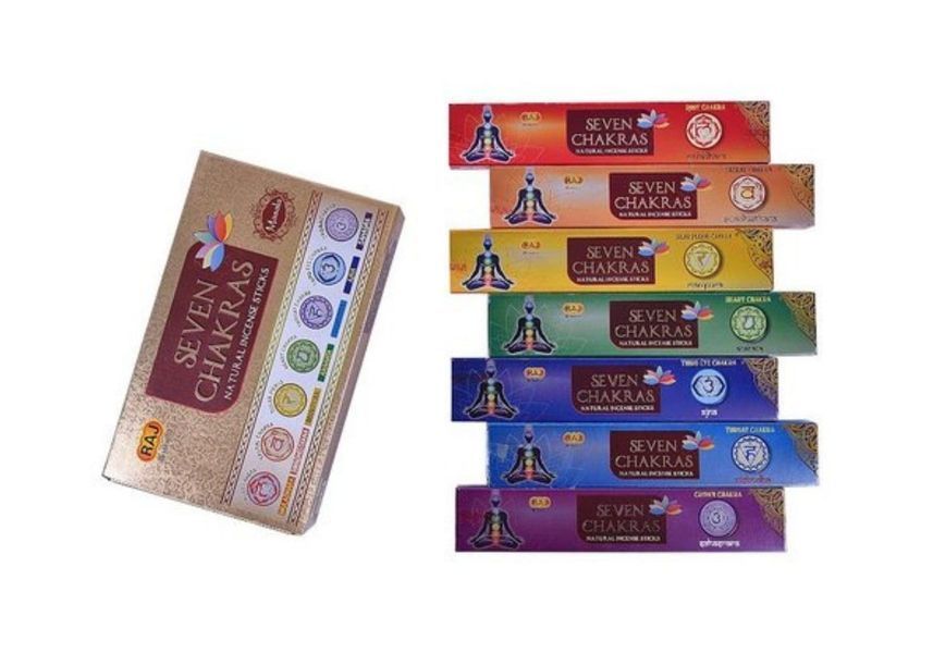Аромапалочки &laquo;7 Чакр&raquo; Raj Fragrance набор 7 шт 9130614 фото