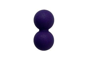 Масажний м'ячик Amber арахіс Duoball 12x6 см фіолетовий ar500DBlc фото