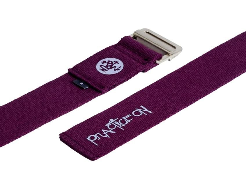 Ремінь для йоги Manduka AligN Yoga Strap Indulge 244&times;4.4 см фіолетовий 413018060 фото