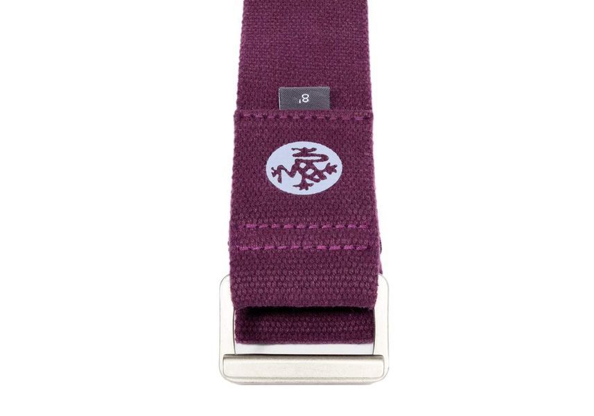 Ремінь для йоги Manduka AligN Yoga Strap Indulge 244&times;4.4 см фіолетовий 413018060 фото