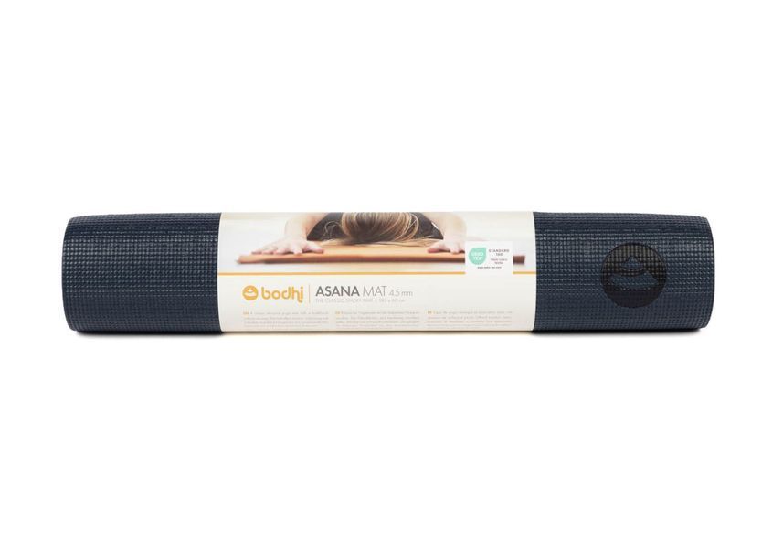 Килимок для йоги Bodhi Asana mat 183x60x0.45 см Midnight Blue 996DB фото