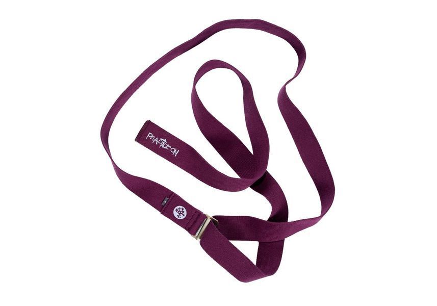 Ремінь для йоги Manduka AligN Yoga Strap Indulge 244&times;4.4 см фіолетовий 413018060 фото