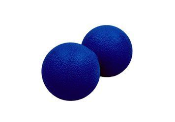 Масажний м'ячик Amber арахіс Duoball 12x6 см синій ar500DBbu фото