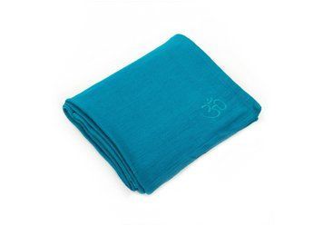 Йога-покрывало Shavasana Bodhi хлопковое петроль 200x150 см 981ptr фото