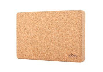 Блок для йоги под плечи пробковый Bodhi 30.5x20.5x5 см yblk фото