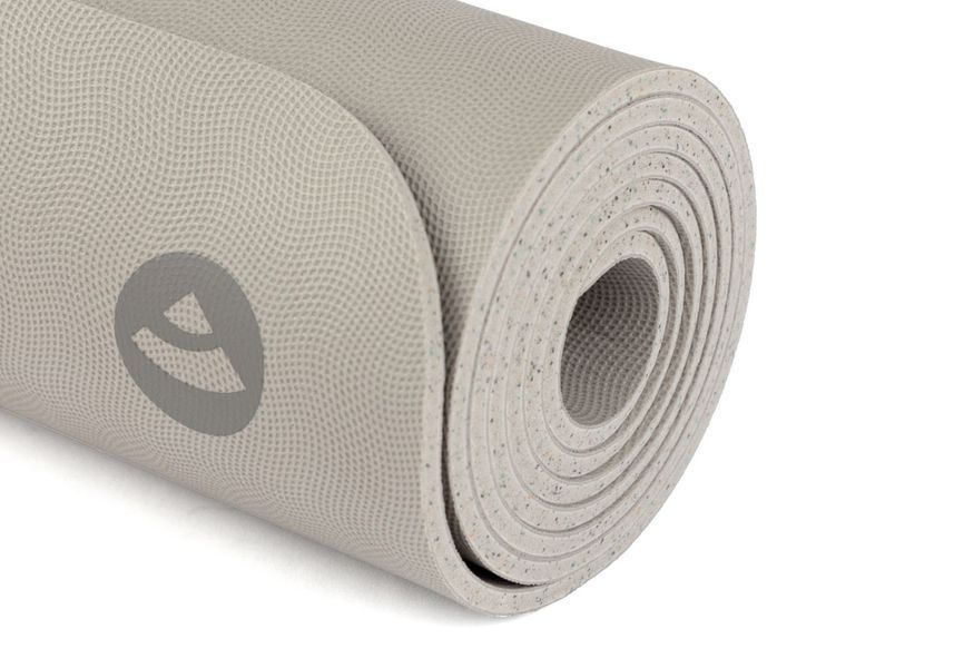 Коврик для йоги Bodhi Ecopro Diamond Light Taupe 185x60x0.6 см 659pt фото