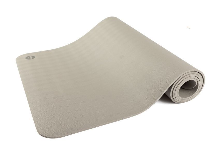 Коврик для йоги Bodhi Ecopro Diamond Light Taupe 185x60x0.6 см 659pt фото