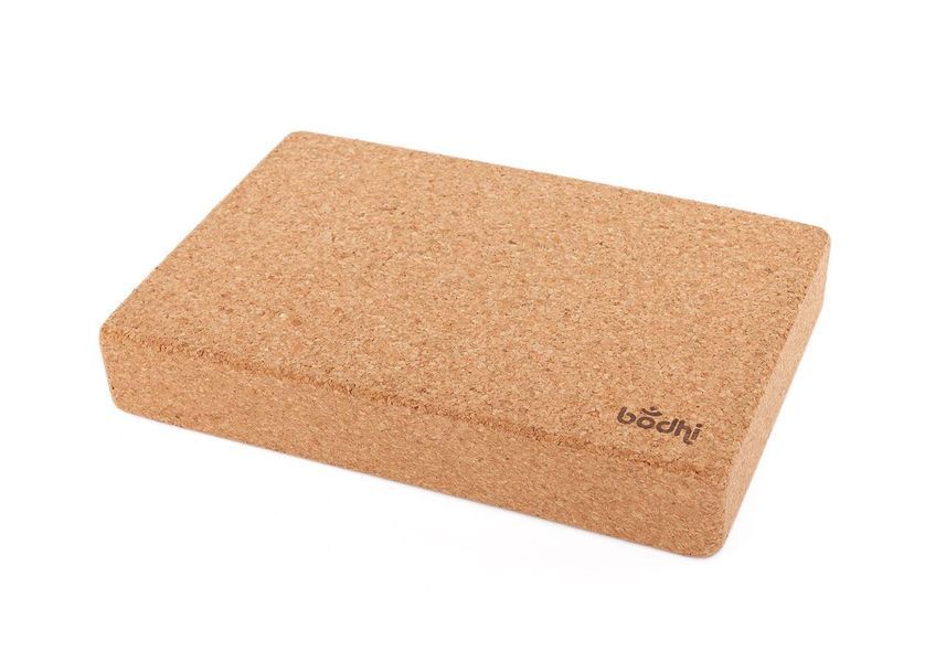 Блок для йоги под плечи пробковый Bodhi 30.5x20.5x5 см yblk фото