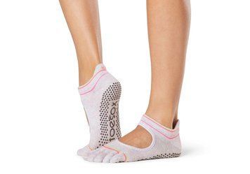 Носки для йоги ToeSox Full Toe Bellarina Grip Believe M (39-42.5) 841090168528 фото
