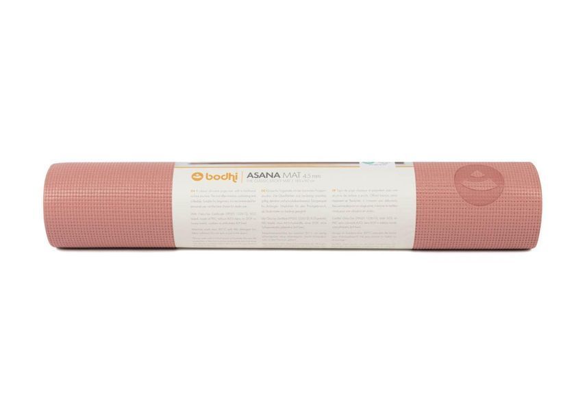 Килимок для йоги Bodhi Asana mat 183x60x0.45 см Rose Tan 996RT фото