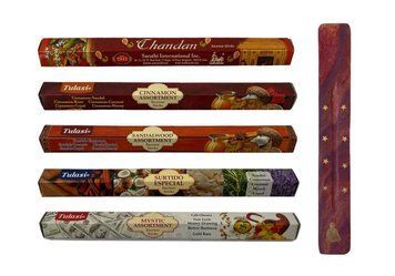 Аромапалички (набір) Assorment Tulasi 5 шт з підставкою set-AssrTl фото