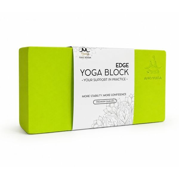 Блок для йоги Edge RAO 22&times;11&times;6.6 см оливковий
