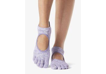 Шкарпетки для йоги ToeSox Full Toe Bellarina Grip Purple M (39-42.5) 841090151544 фото