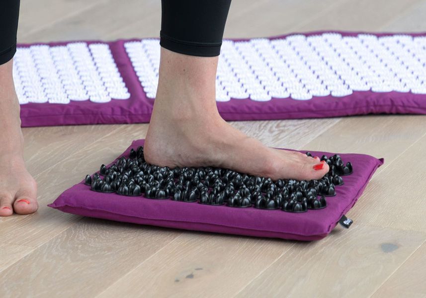 Акупунктурний килимок Vital Soft Bodhi 35x35 см фіолетовий 533na фото