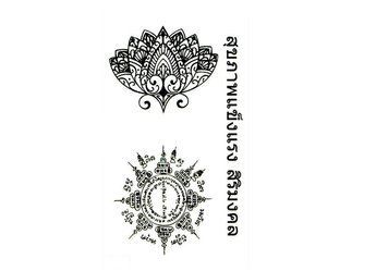 Тимчасове тату Мехенді Tattoshka 60x105 мм tt-8677 фото