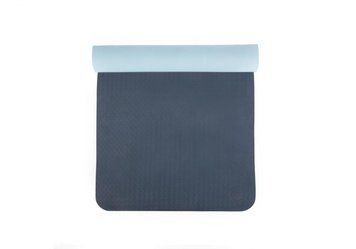 Килимок для йоги TPE Flow Bodhi 183x60x0.5 см синій/блакитний 887BH фото