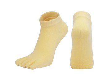 Шкарпетки для йоги та пілатесу антиковзні закриті Amber Grip, жовті (35&ndash;40) ar230AGye фото