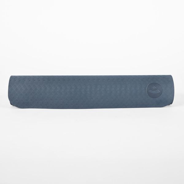 Килимок для йоги TPE Flow Bodhi 183x60x0.5 см синій/блакитний
