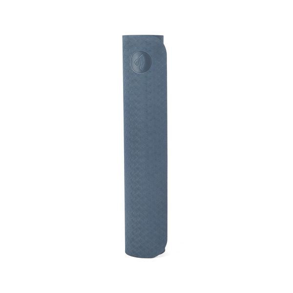 Килимок для йоги TPE Flow Bodhi 183x60x0.5 см синій/блакитний