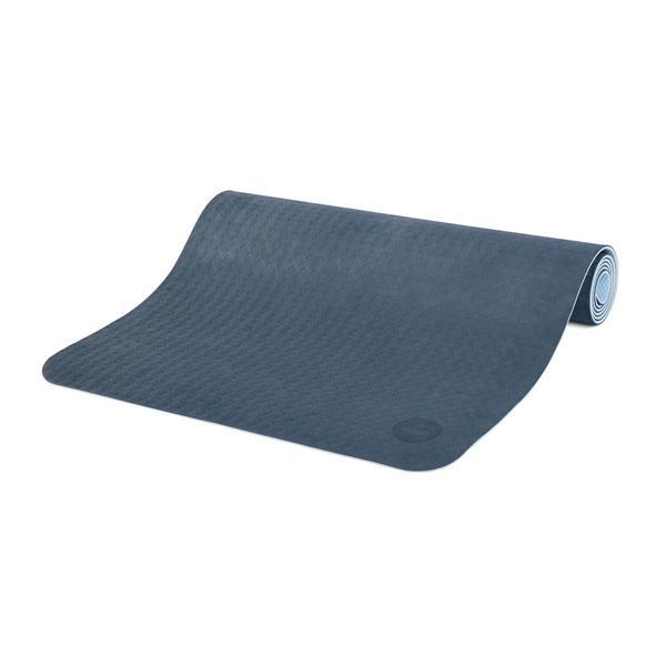Килимок для йоги TPE Flow Bodhi 183x60x0.5 см синій/блакитний