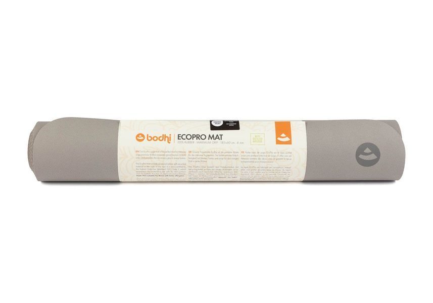 Килимок для йоги Bodhi EcoPro Light Taupe 185x60x0.4 см 656pt фото