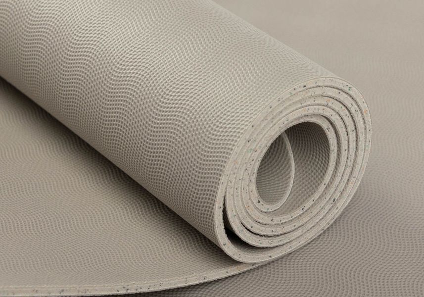 Килимок для йоги Bodhi EcoPro Light Taupe 185x60x0.4 см 656pt фото