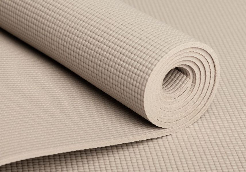 Килимок для йоги Bodhi Asana mat 183x60x0.45 см Silver Cloud 996SCL фото