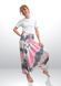 Штани-шаровари Аладіни (Афгани) з матнею Tie-dye RAO WEAR унісекс OneSize рожевий rw405ACTDpk фото 1