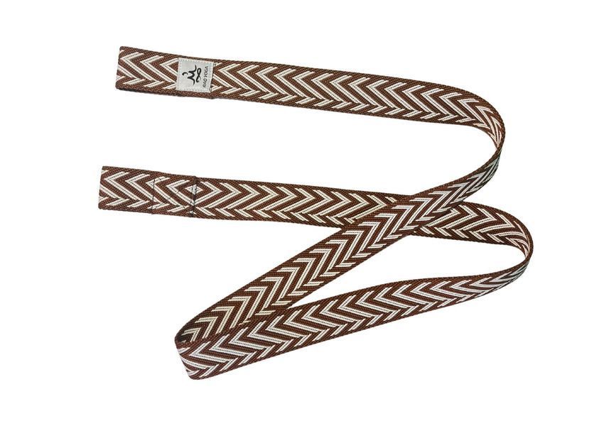 RAO Yoga Mat Strap 150&times;4 cm with Ecru Print