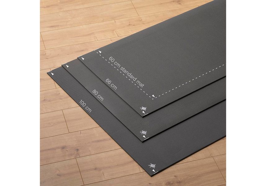 Коврик для йоги Kurma Black Grip 200х66х0.65 см черный kg66197-200 фото