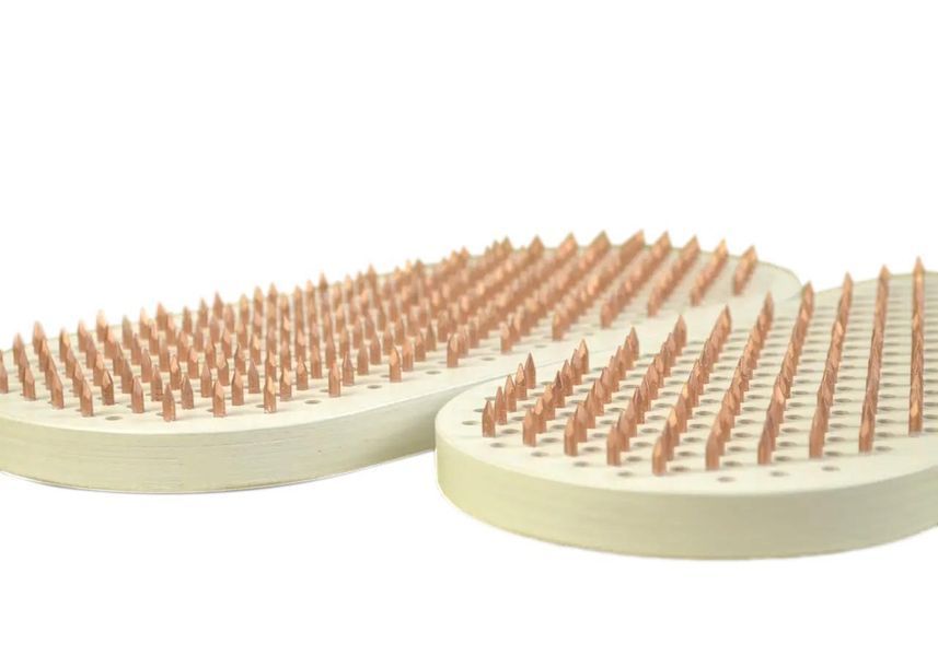 Sadhu Board &lsquo;Tree of Life&rsquo; with copper nails RAO pitch 10 mm white oval board