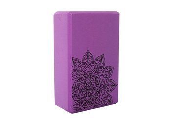 Блок (кирпич) для йоги и растяжки Mandala Amber 23x15x7.5 см фиолетовый ar201bmvl фото