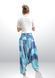 Штаны-шаровары Алладины (Афгани) с мотней Tie-dye RAO WEAR унисекс OneSize голубой rw405ACTDbu фото 4