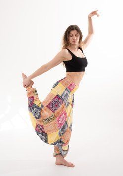 Штани- шаровари Аладіни (Афгані) з матнею Vibrant Mandala RAO WEAR унісекс OneSize різнокольоровий rw405ACVM фото