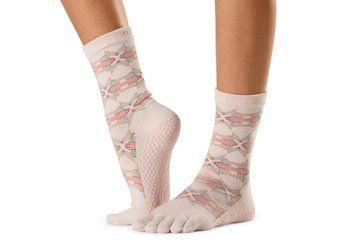 Носки для йоги ToeSox Full Toe Crew Grip Apres Ski S (36-38.5) 840271405063 фото