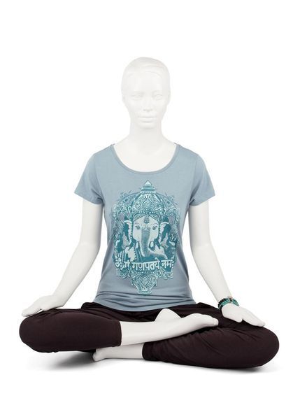Футболка женская Ganesha Bodhi размер S голубая WTGBS фото