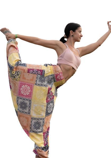 Штаны-шаровары Аладины (Афгани) с мотней Vibrant Mandala RAO WEAR унисекс OneSize разноцветный rw405ACVM фото