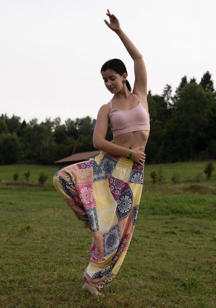 Штаны-шаровары Аладины (Афгани) с мотней Vibrant Mandala RAO WEAR унисекс OneSize разноцветный rw405ACVM фото