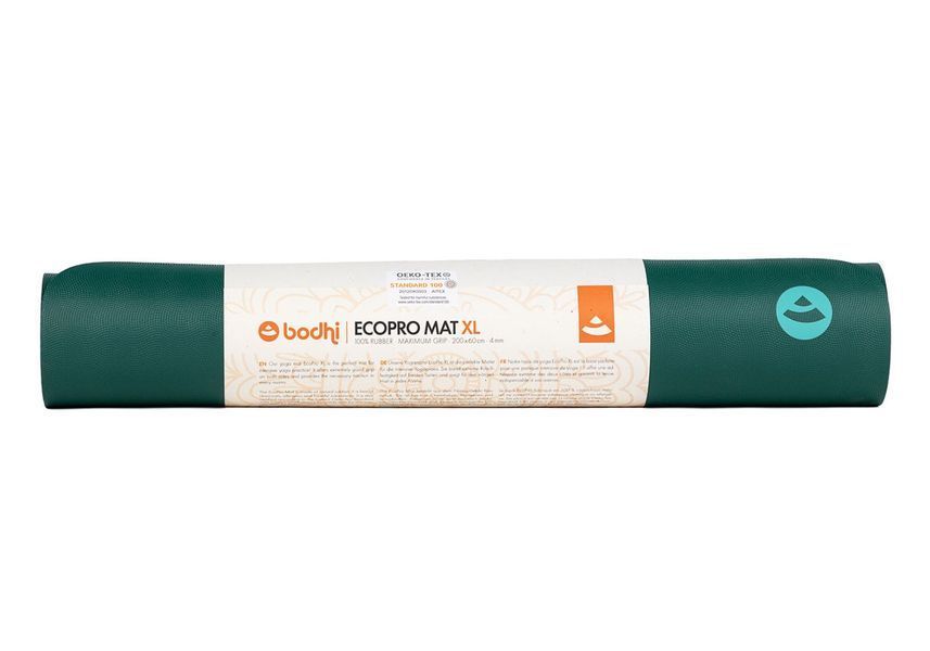 Коврик для йоги Bodhi EcoPro зелёный 200x60x0.4 см 658jg фото