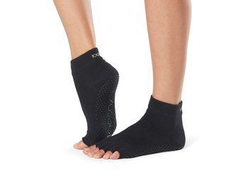 Носки ToeSox Grip Half Toe Ankle Black L (43-45) (705105389813) 705105389813 фото