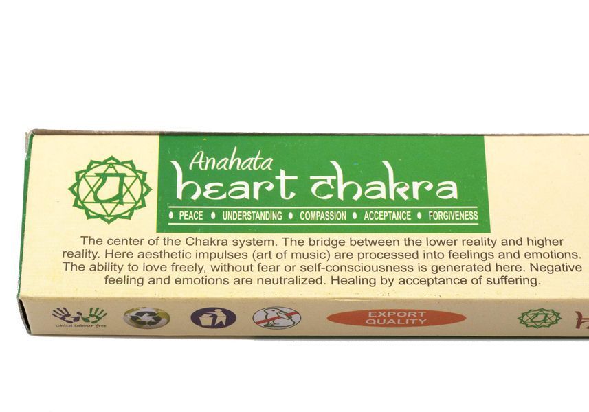 Natural Chakra Collection set of 7 "Incense '7 Chakras'"