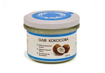 Олія кокосова сиродавлена Земледар 235 мл zd-000002686 фото