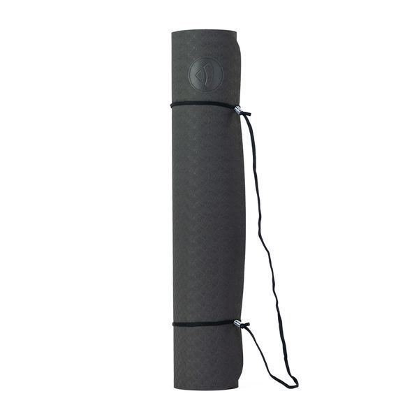Коврик для йоги TPE Flow Bodhi 183x60x0.5 см черный