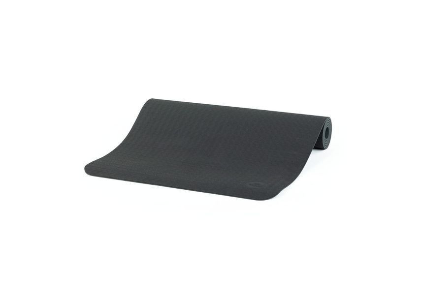 Килимок для йоги TPE Flow Bodhi 183x60x0.5 см чорний 887SW фото
