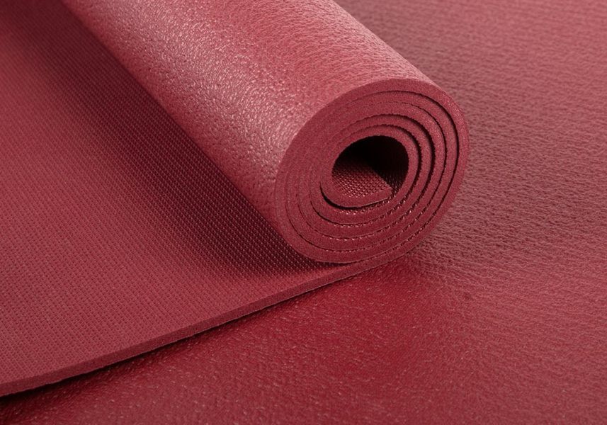 Килимок для йоги PADMA Studio Bodhi 180&times;65&times;0.5 см бургунді 670STR фото