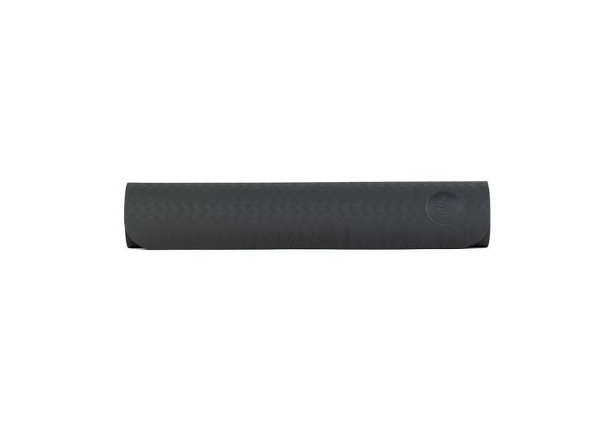 Килимок для йоги TPE Flow Bodhi 183x60x0.5 см чорний 887SW фото