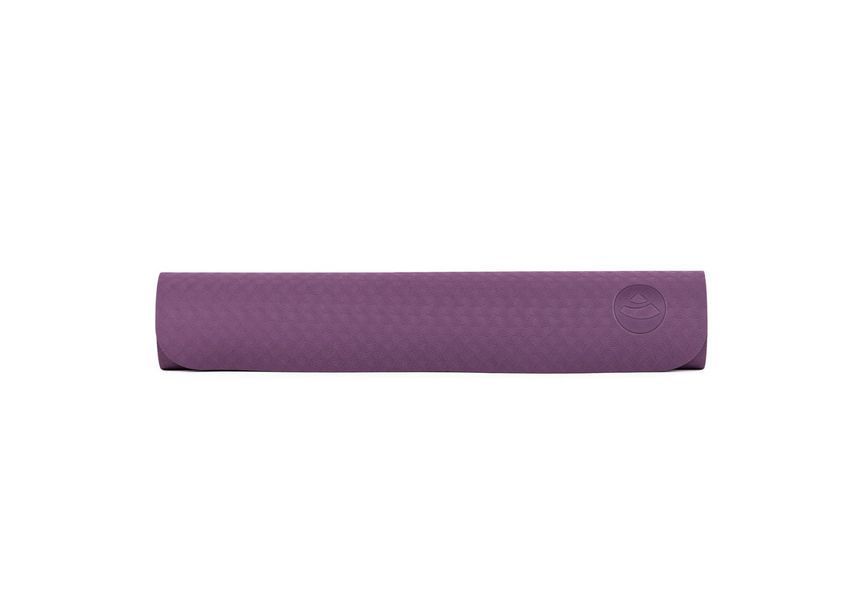 Килимок для йоги TPE Flow Bodhi 183x60x0.5 см фіолетовий 887PUR фото