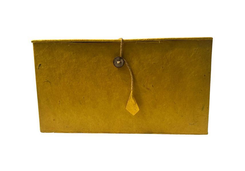 Подарункова коробка із символом Інь Ян 22&times;22&times;12 см жовтий rao412BYY22ye фото